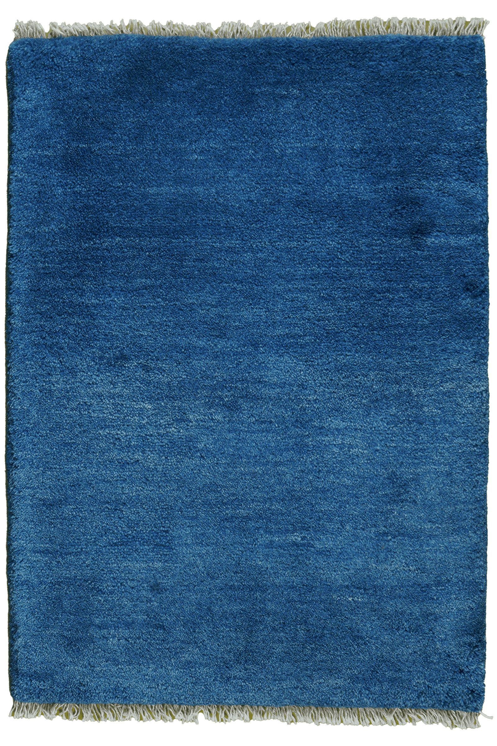 Gabbeh — Hand-knotted, 64x90 cm, Blue, 100% Virgin Wool | Main view