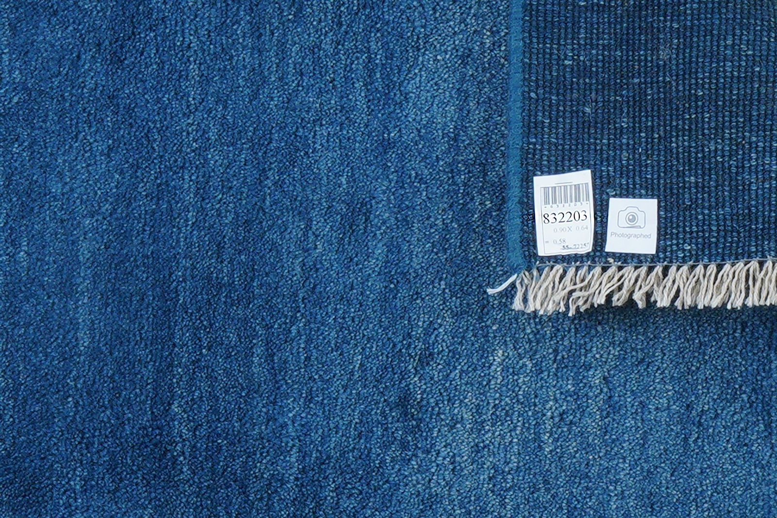 Gabbeh — Hand-knotted, 64x90 cm, Blue, 100% Virgin Wool | View 6