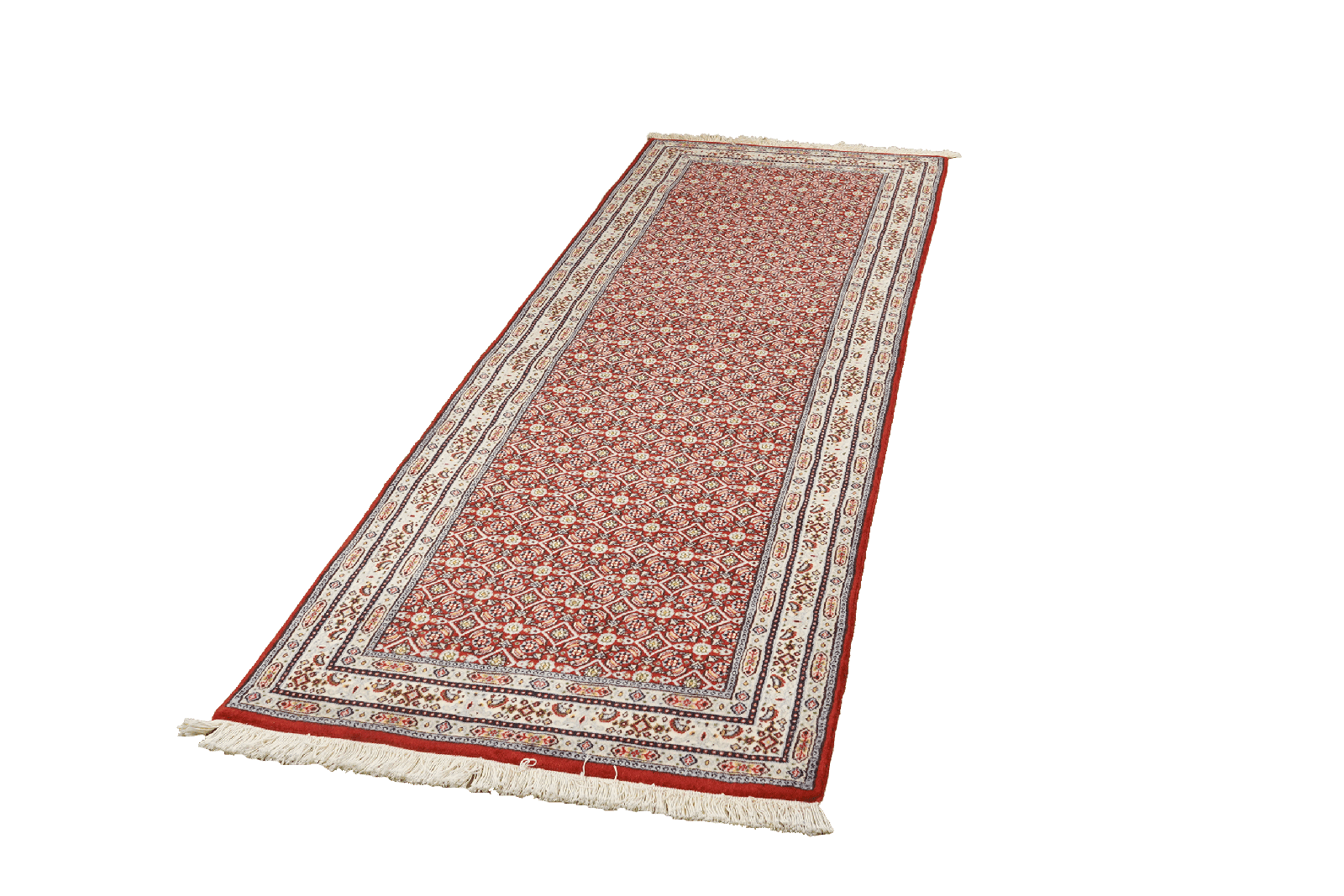 Moud Mahi — Hand-knotted, 78x238 cm, Red, 100% Virgin Wool | View 5