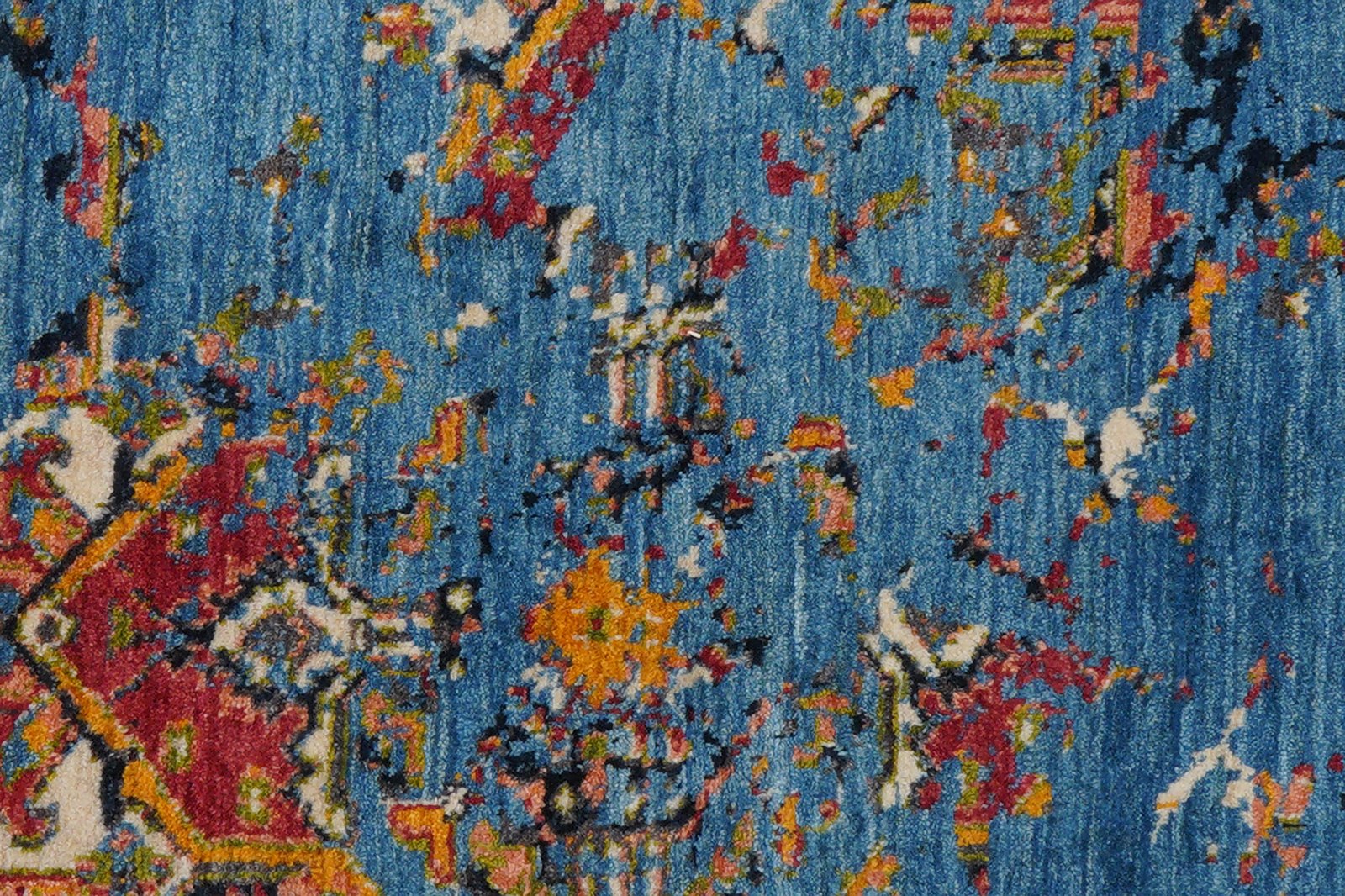 Rizbaf — Hand-knotted, 156x200 cm, Blue, 100% Virgin Wool | View 7