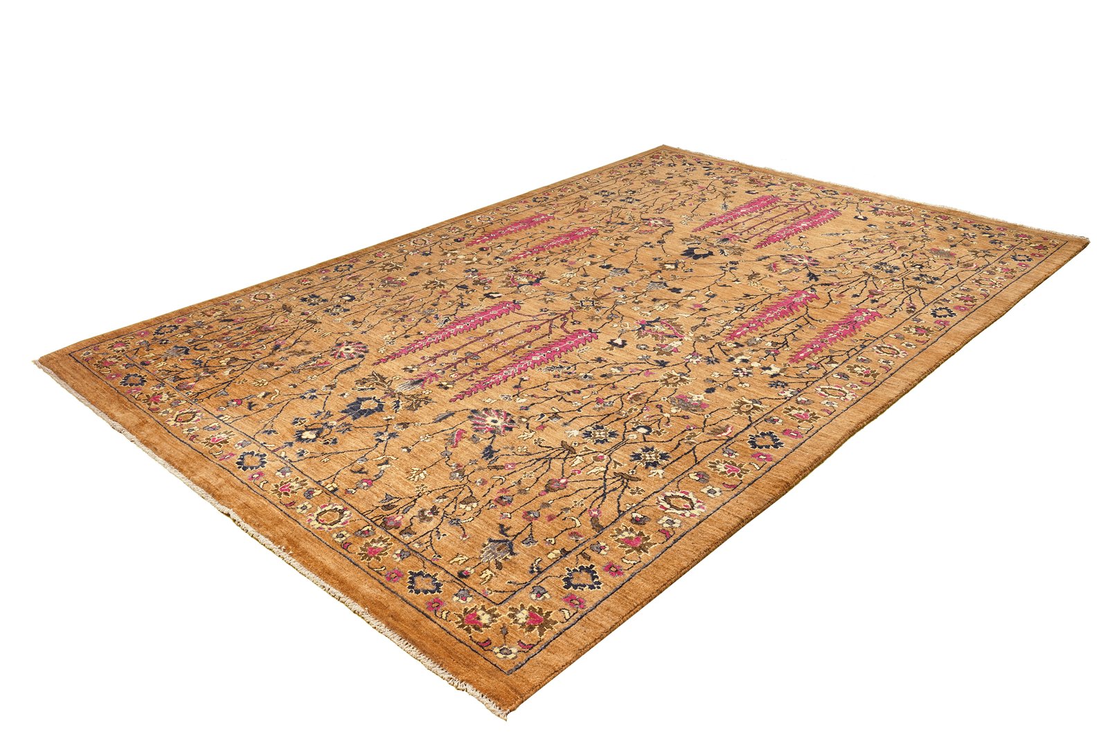 Rizbaf — Hand-knotted, 199x303 cm, Brown, 100% Virgin Wool | View 5