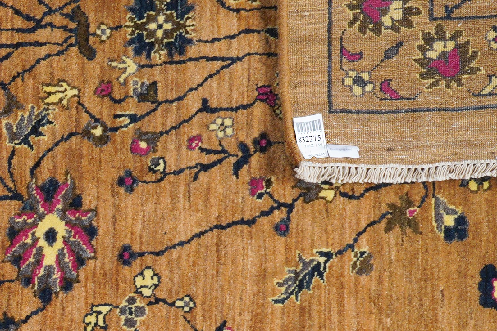 Rizbaf — Hand-knotted, 199x303 cm, Brown, 100% Virgin Wool | View 6