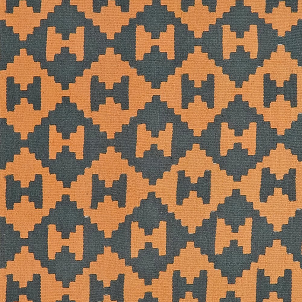 Kelim Gashgai — Handmade, 127x184 cm, Yellow, 100% Virgin Wool | View 4