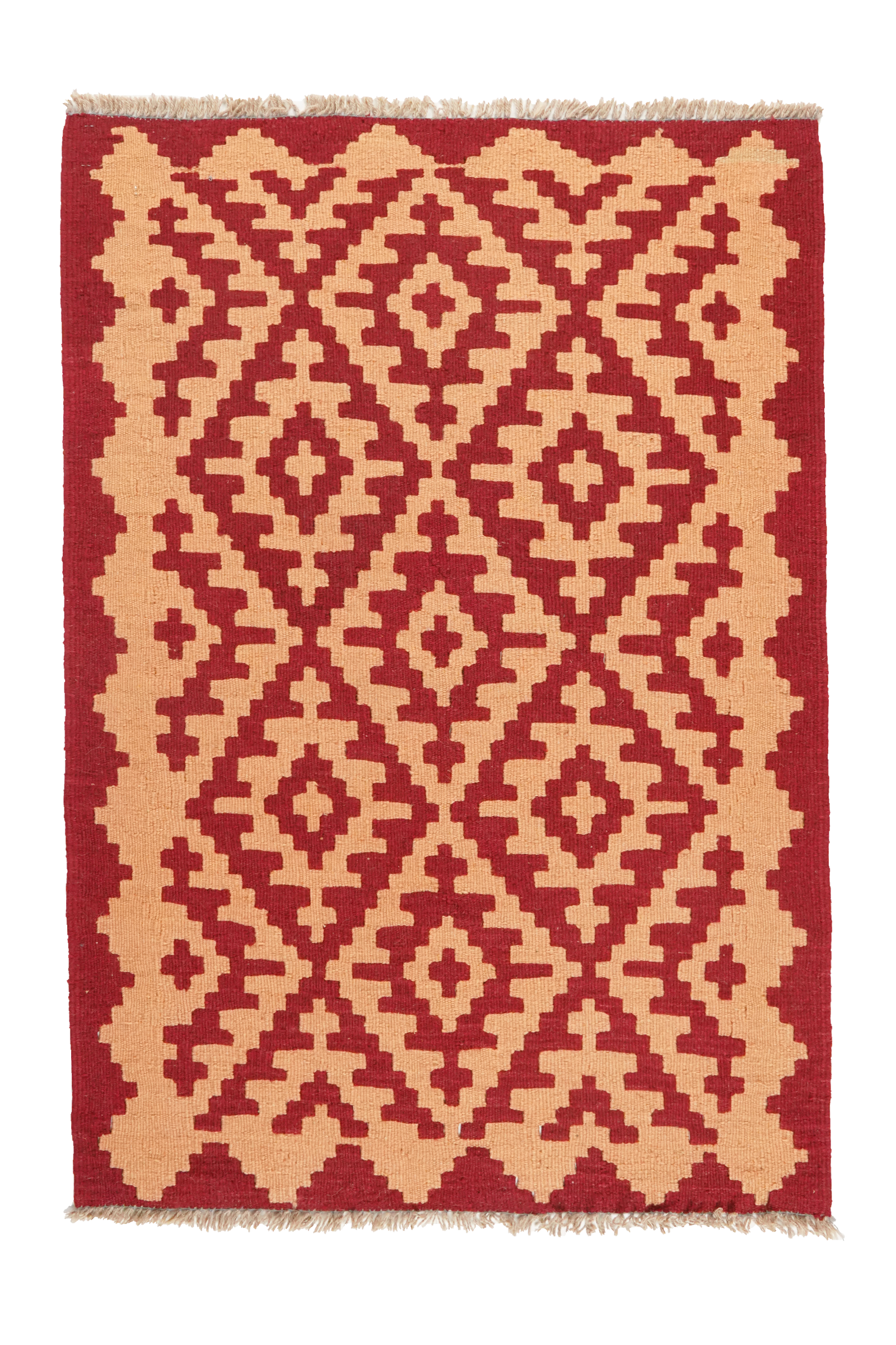 Kelim Gashgai — Handgefertigt, 122x84 cm, Bunt, 100% Virgin Wool | Main view