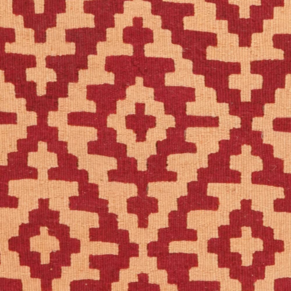 Kelim Gashgai — Handmade, 84x122 cm, Red, 100% Virgin Wool | View 4