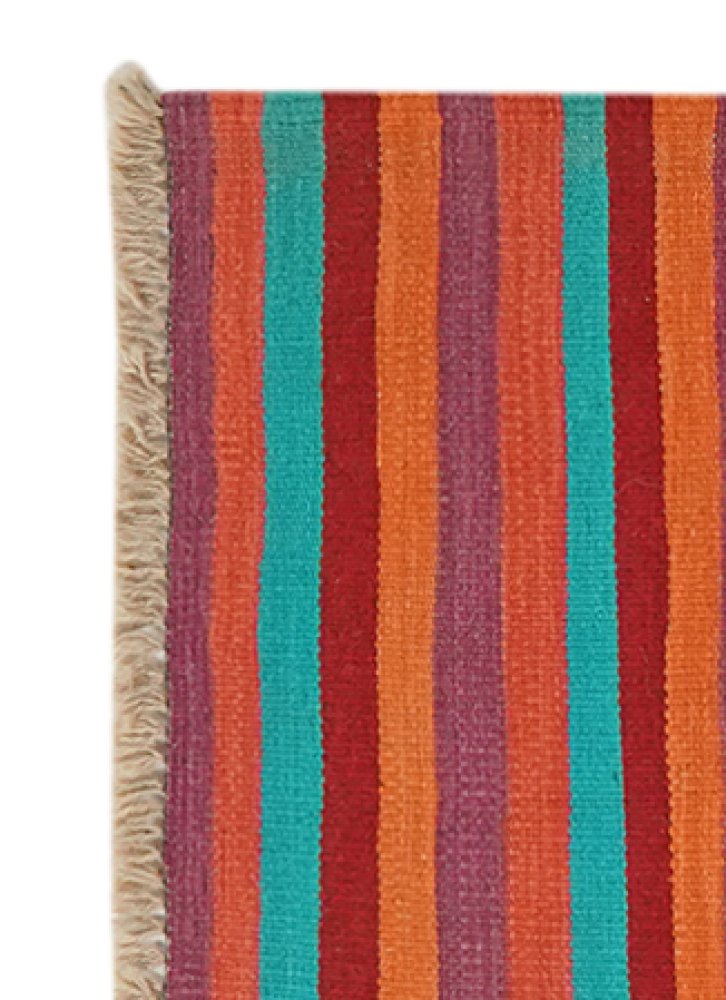 Kelim Gashgai — Handmade, 62x188 cm, Multicolor, 100% Virgin Wool | View 3