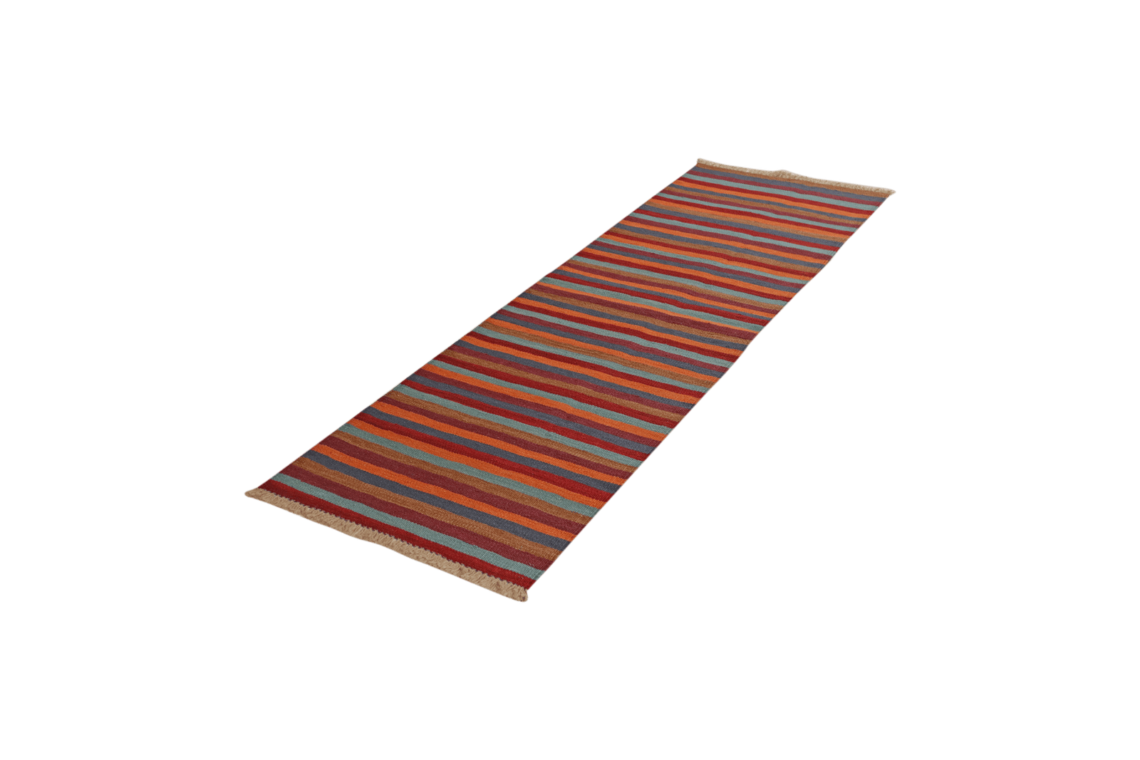 Kelim Gashgai — Handmade, 63x199 cm, Multicolor, 100% Virgin Wool | View 5