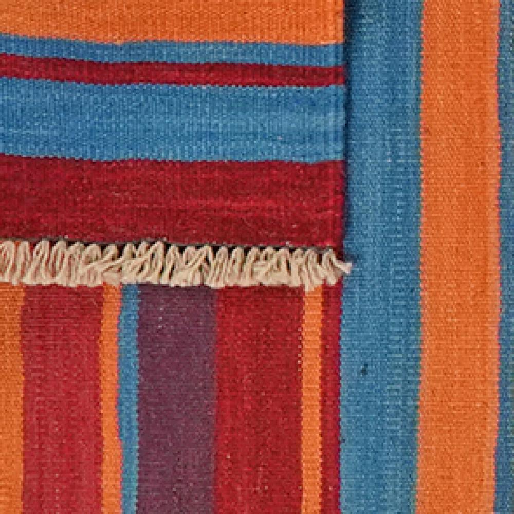 Kelim Gashgai — Handmade, 65x206 cm, Multicolor, 100% Virgin Wool | View 6