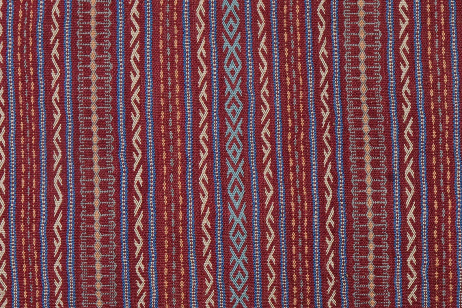 Kelim Kordi — Handmade, 83x120 cm, Red, 100% Virgin Wool | View 7