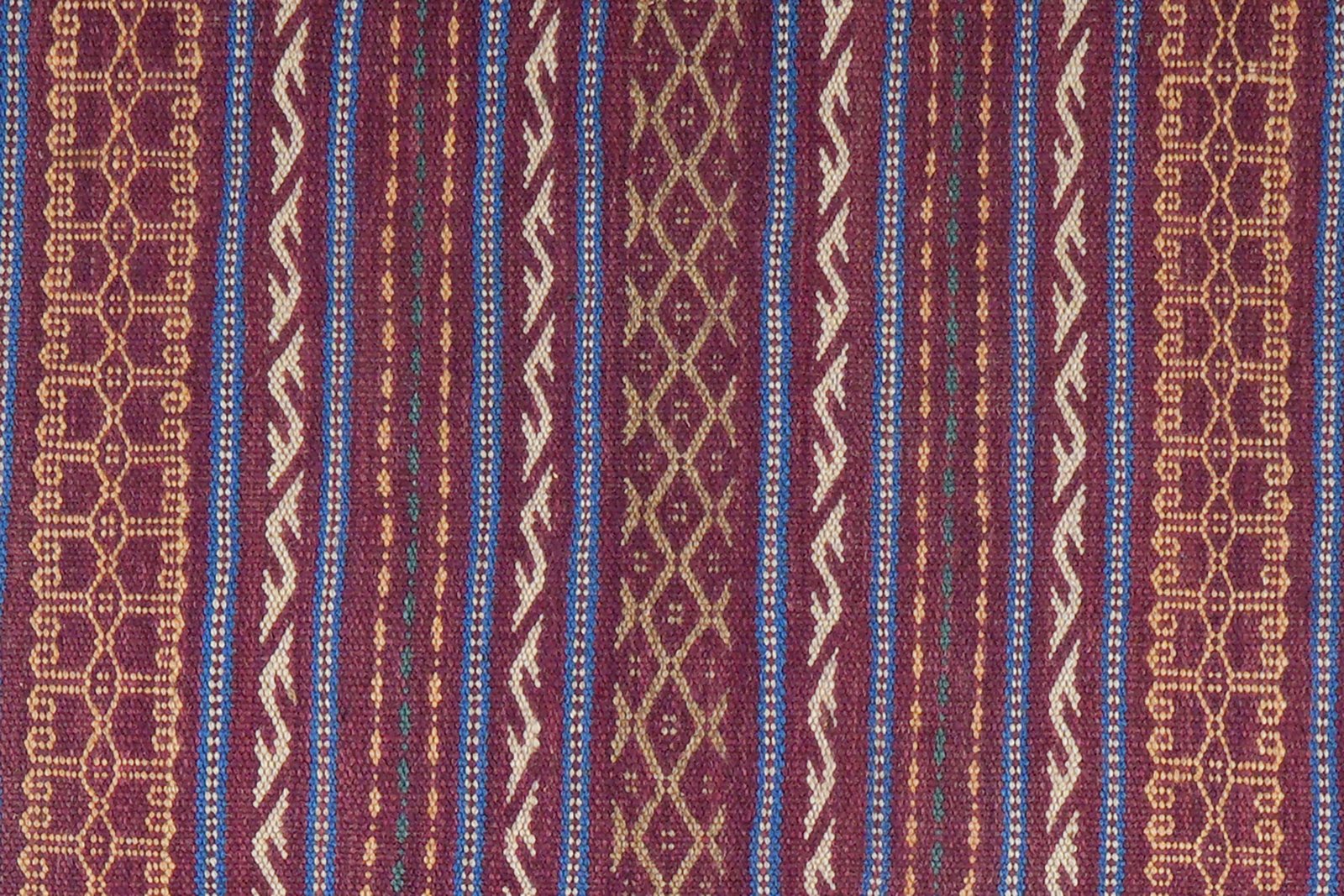 Kelim Kordi — Handmade, 203x302 cm, Violett, 100% Virgin Wool | View 6