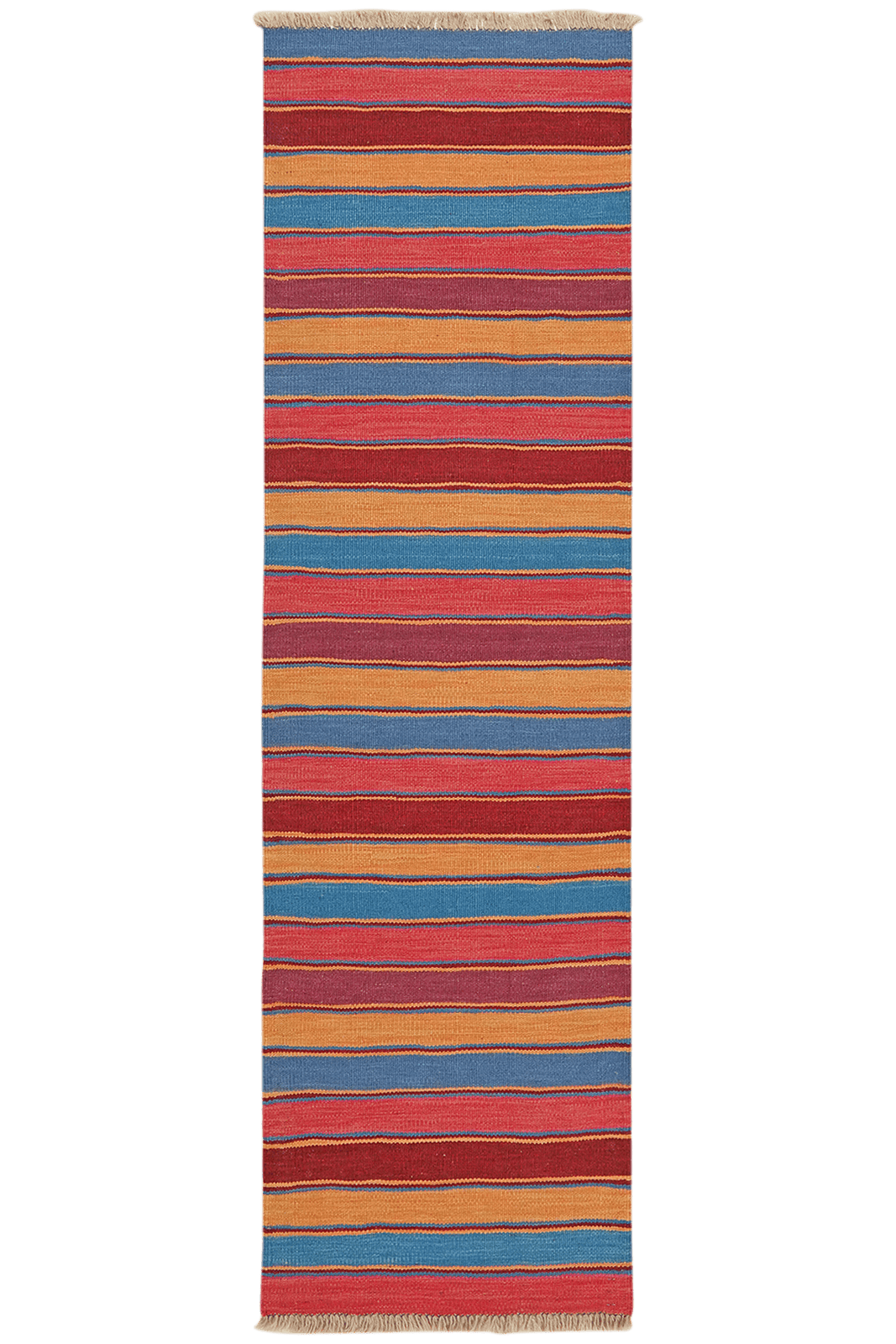Kelim Gashgai — Handmade, 57x196 cm, Multicolor, 100% Virgin Wool | Main view