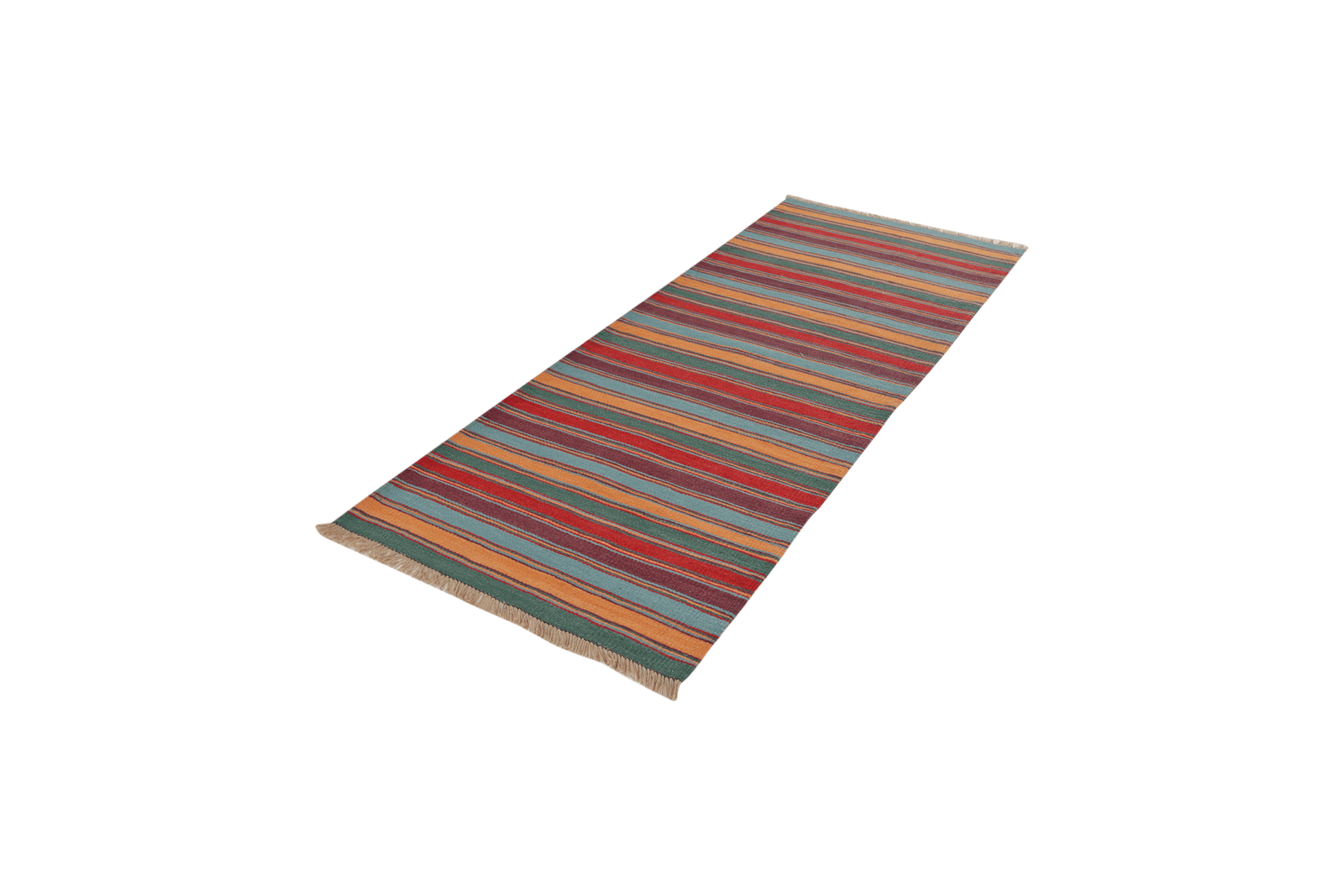 Kelim Gashgai — Handmade, 76x190 cm, Multicolor, 100% Virgin Wool | View 5