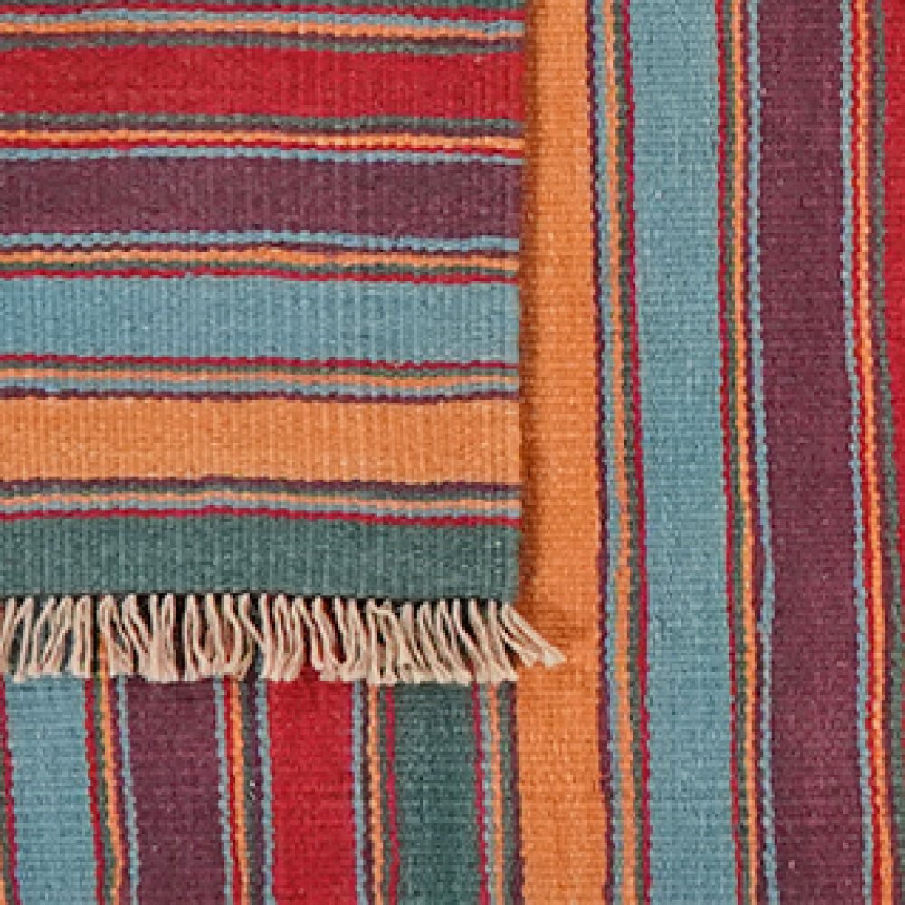 Kelim Gashgai — Handmade, 76x190 cm, Multicolor, 100% Virgin Wool | View 6