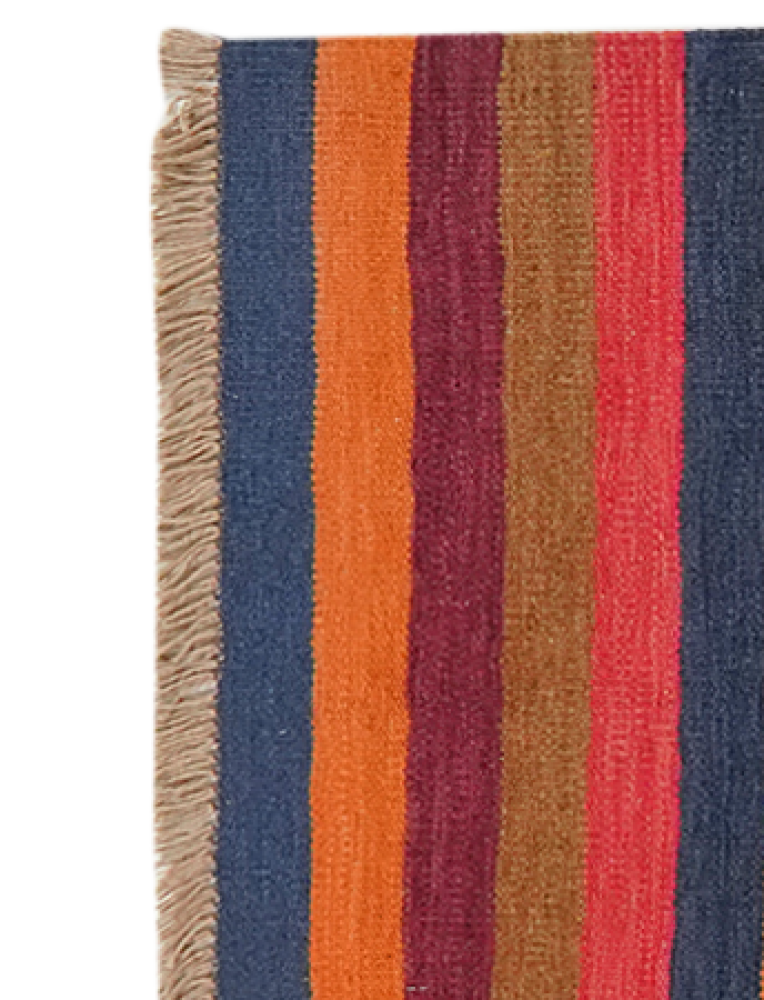 Kelim Gashgai — Handgefertigt, 192x63 cm, Bunt, 100% Virgin Wool | View 4