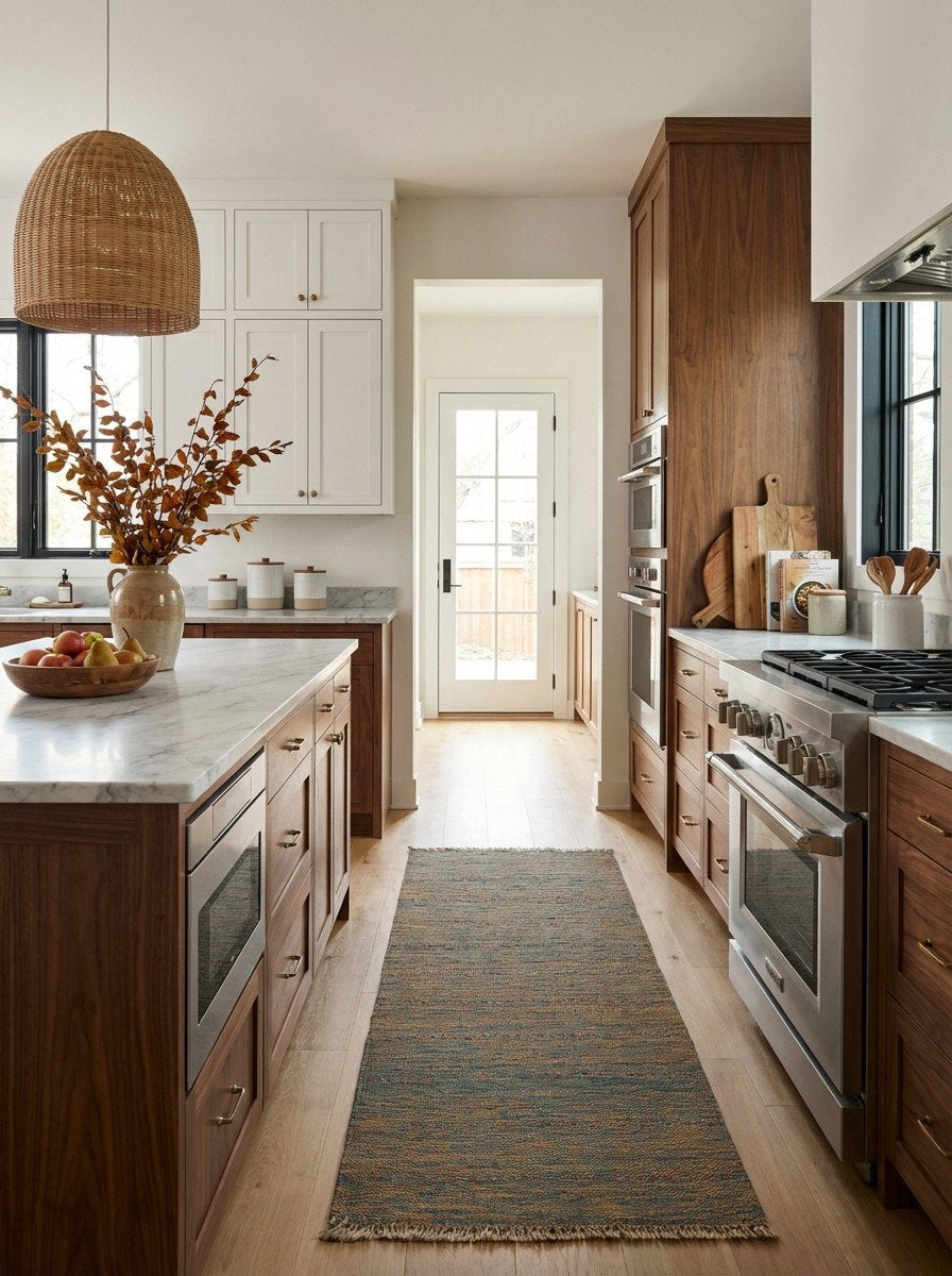 Kelim Gashgai — Handgefertigt, 187x67 cm, Bunt, 100% Virgin Wool | Back view