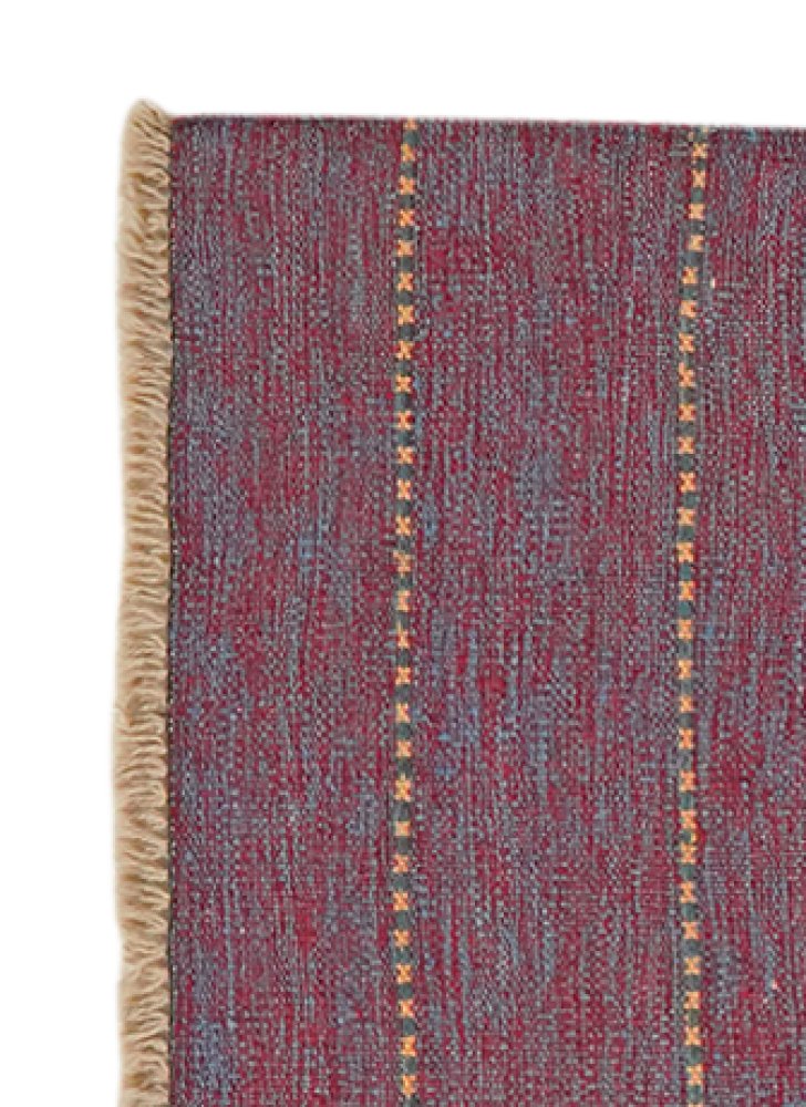 Kelim Gashgai — Handmade, 63x192 cm, Red, 100% Virgin Wool | View 3