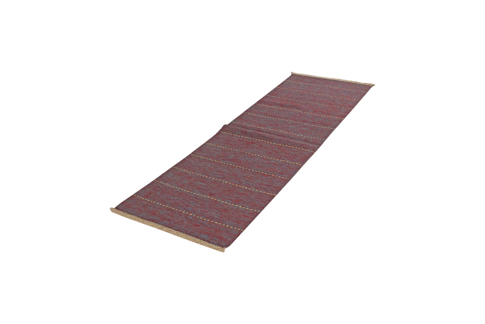 Kelim Gashgai — Handmade, 63x192 cm, Red, 100% Virgin Wool | View 5