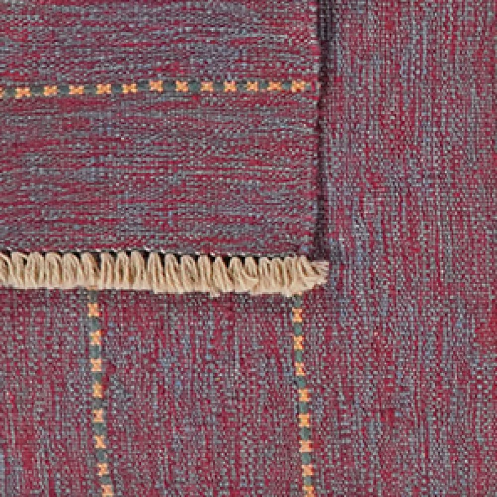 Kelim Gashgai — Handmade, 63x192 cm, Red, 100% Virgin Wool | View 6