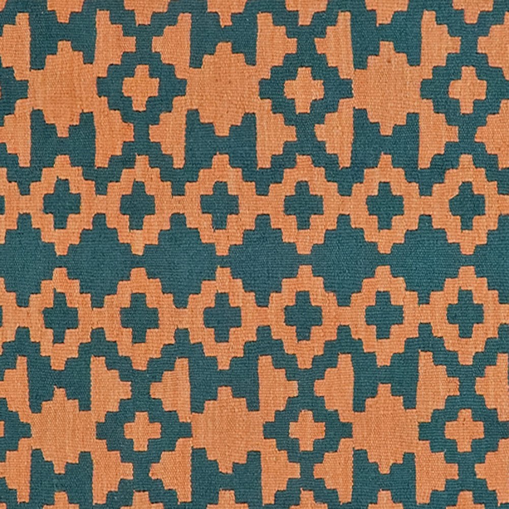Kelim Gashgai — Handmade, 82x125 cm, Green, 100% Virgin Wool | View 4