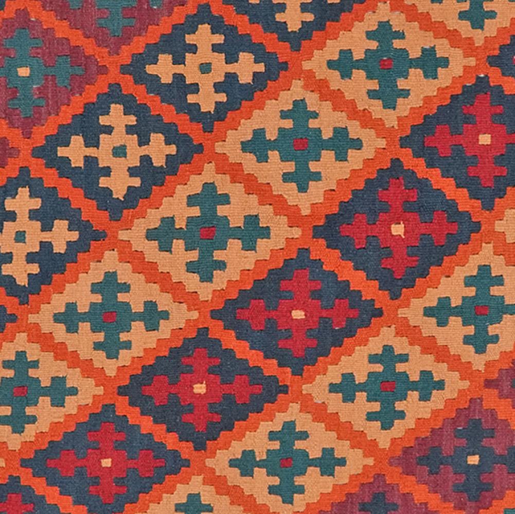Kelim Gashgai — Handmade, 127x171 cm, Multicolor, 100% Virgin Wool | View 4