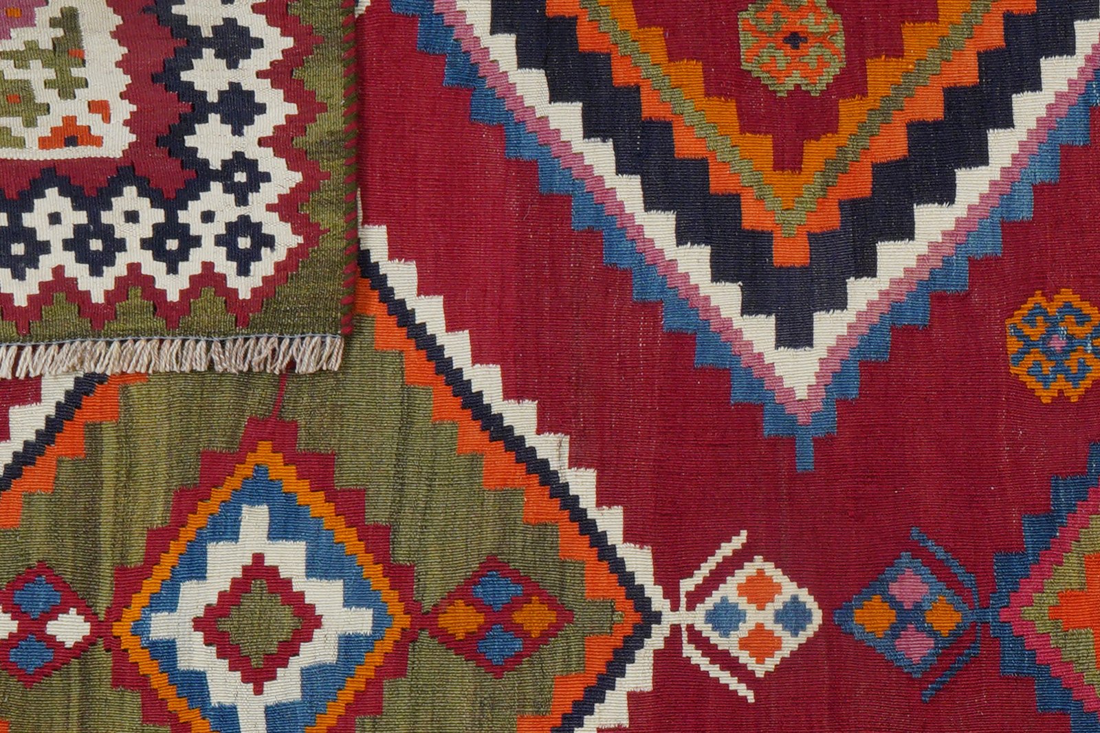 Kelim Gashgai Old — Handmade, 165x281 cm, Multicolor, 100% Virgin Wool | View 7