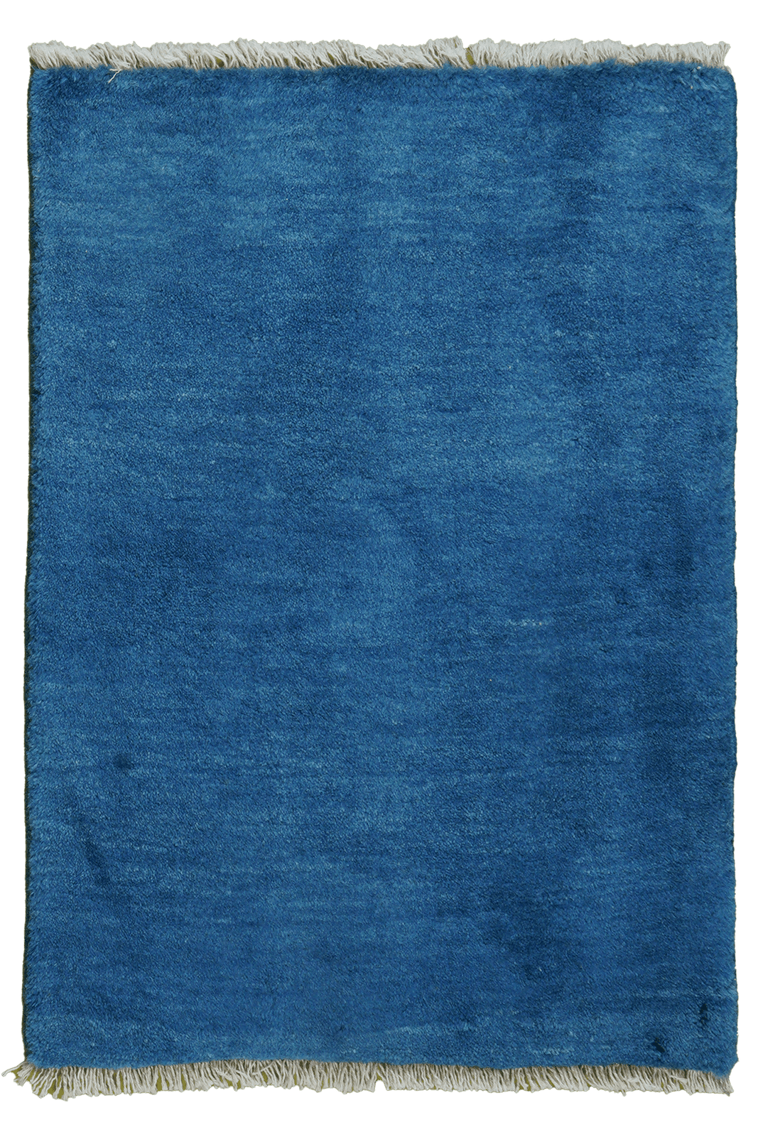 Gabbeh — Hand-knotted, 63x89 cm, Blue, 100% Virgin Wool | Main view
