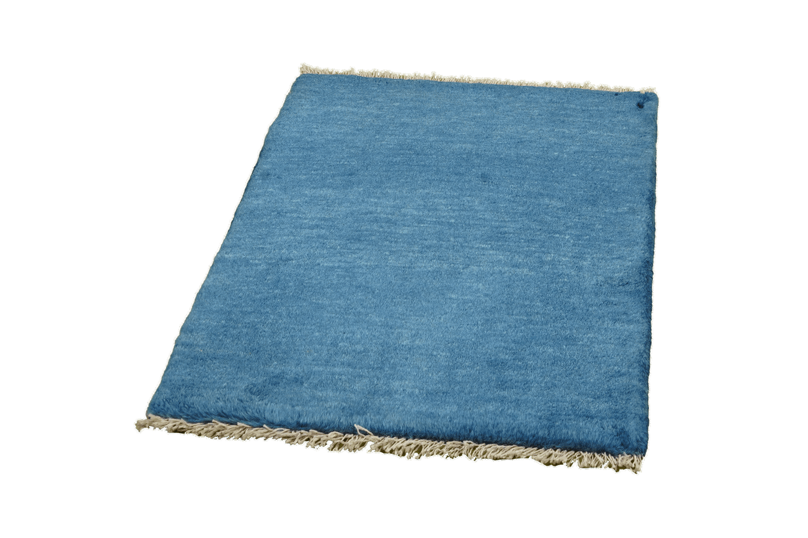 Gabbeh — Handgefertigt, 87x65 cm, Blau, 100% Virgin Wool | View 6