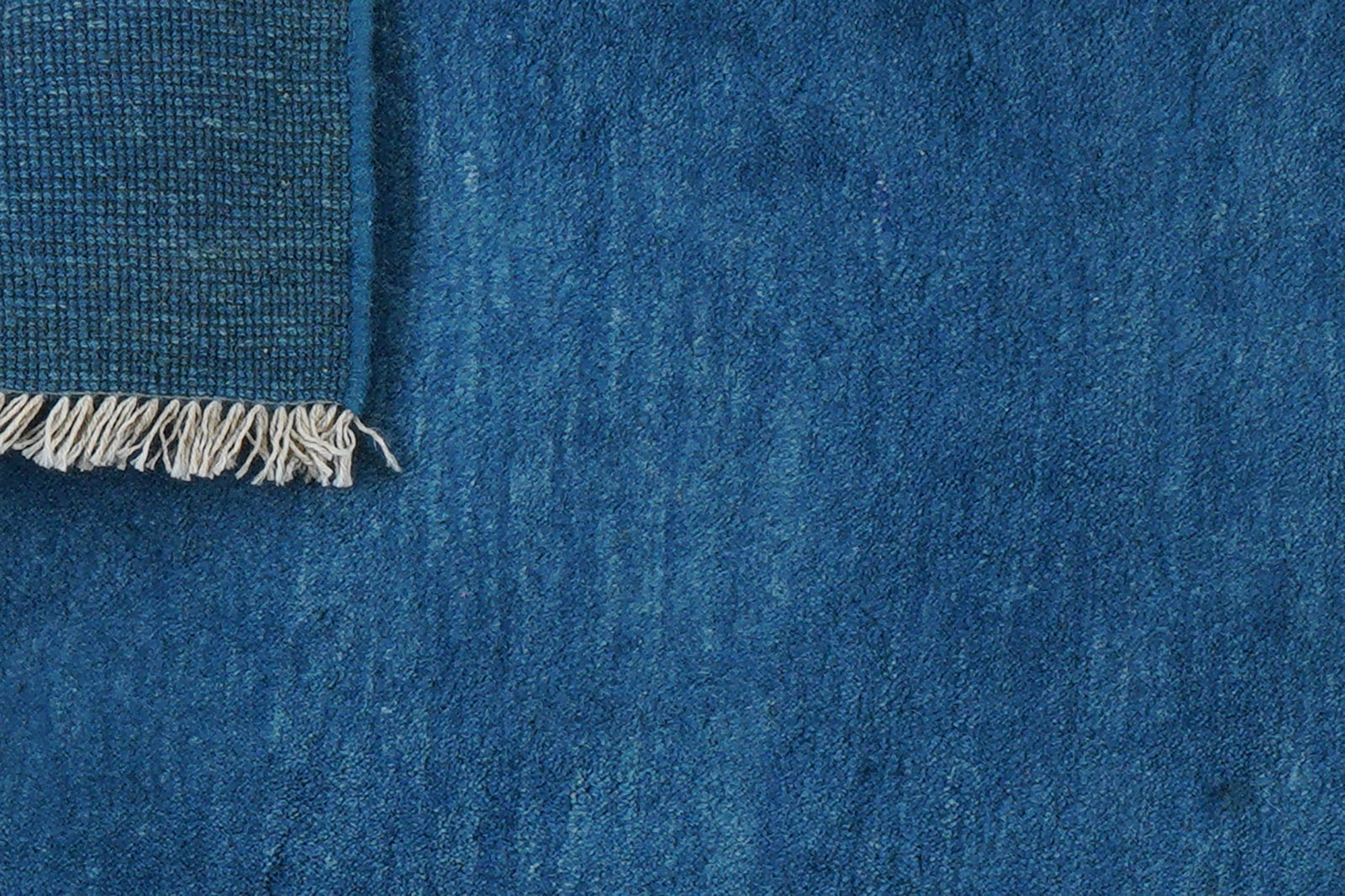 Gabbeh — Handgefertigt, 87x65 cm, Blau, 100% Virgin Wool | View 8