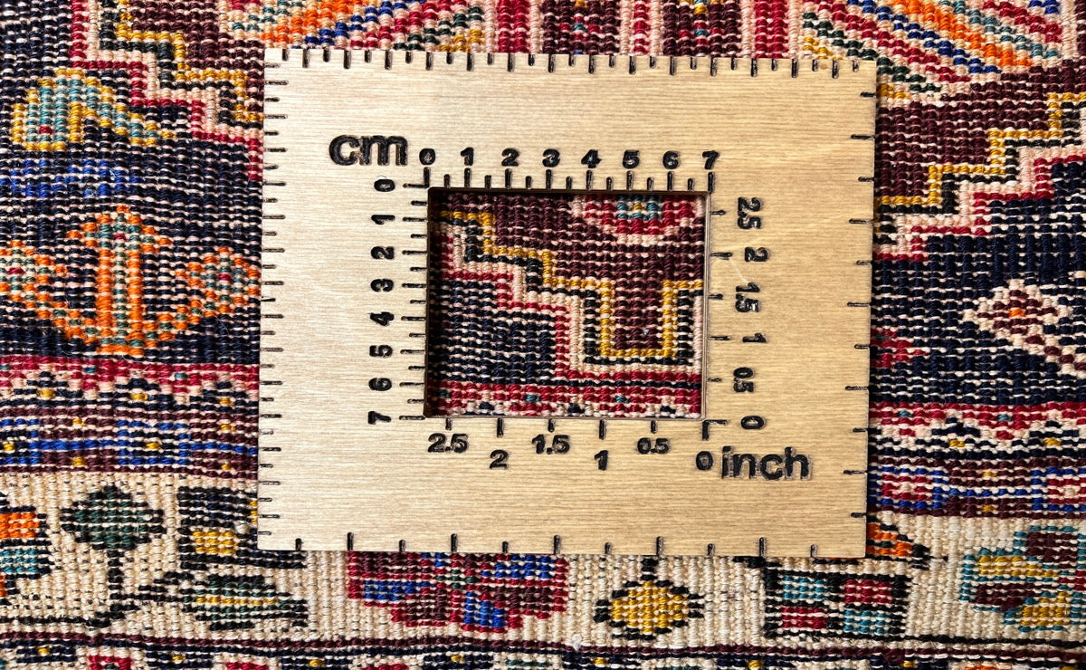 Gashgai — Hand-knotted, 152x244 cm, Red, 100% Virgin Wool | View 11