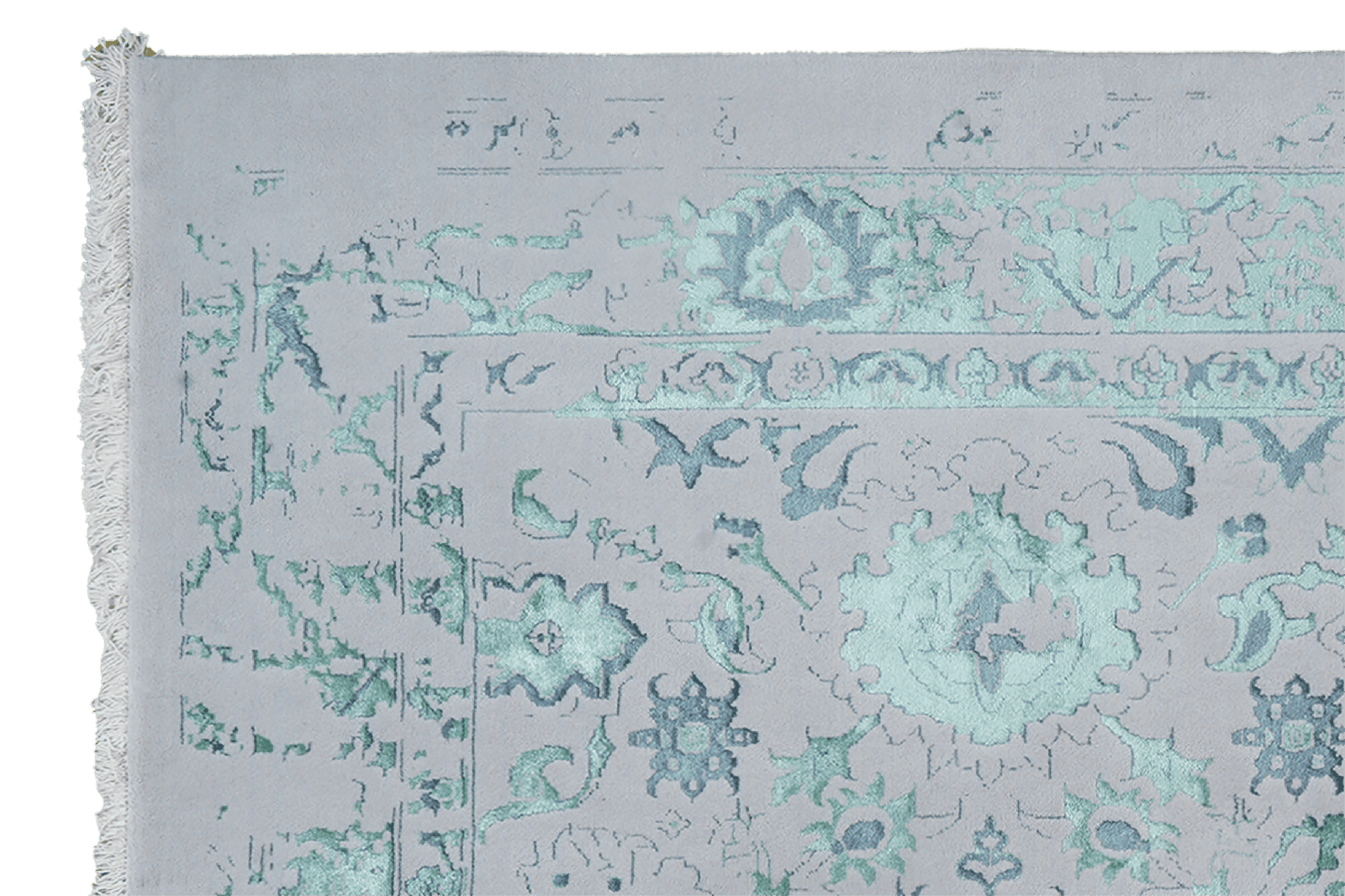 Paradayda — Hand-knotted, 172x235 cm, Blue, 70% Baumwolle, 30% Viskose | View 3