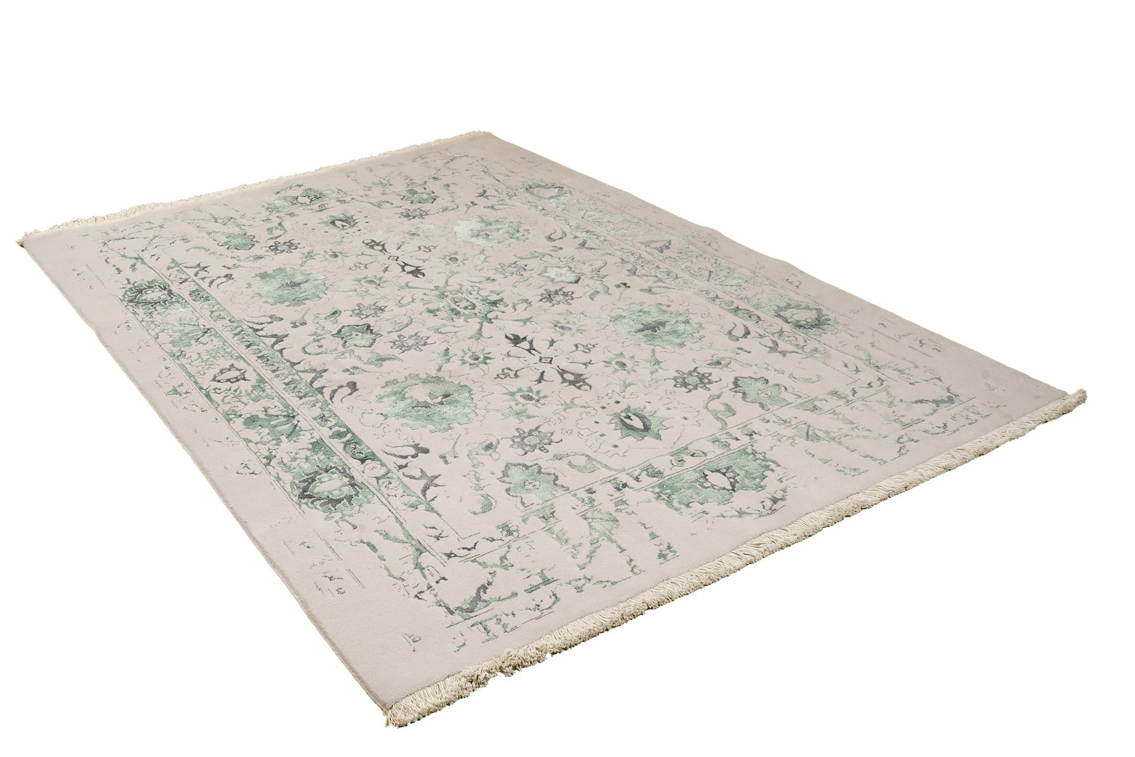 Paradayda — Hand-knotted, 172x235 cm, Blue, 70% Baumwolle, 30% Viskose | View 4