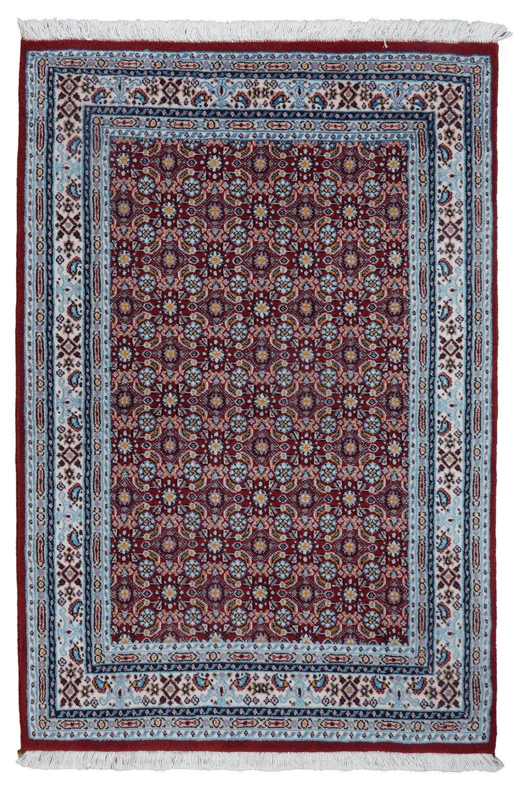 Moud Mahi — Hand-knotted, 80x116 cm, Red, 100% Virgin Wool | Main view