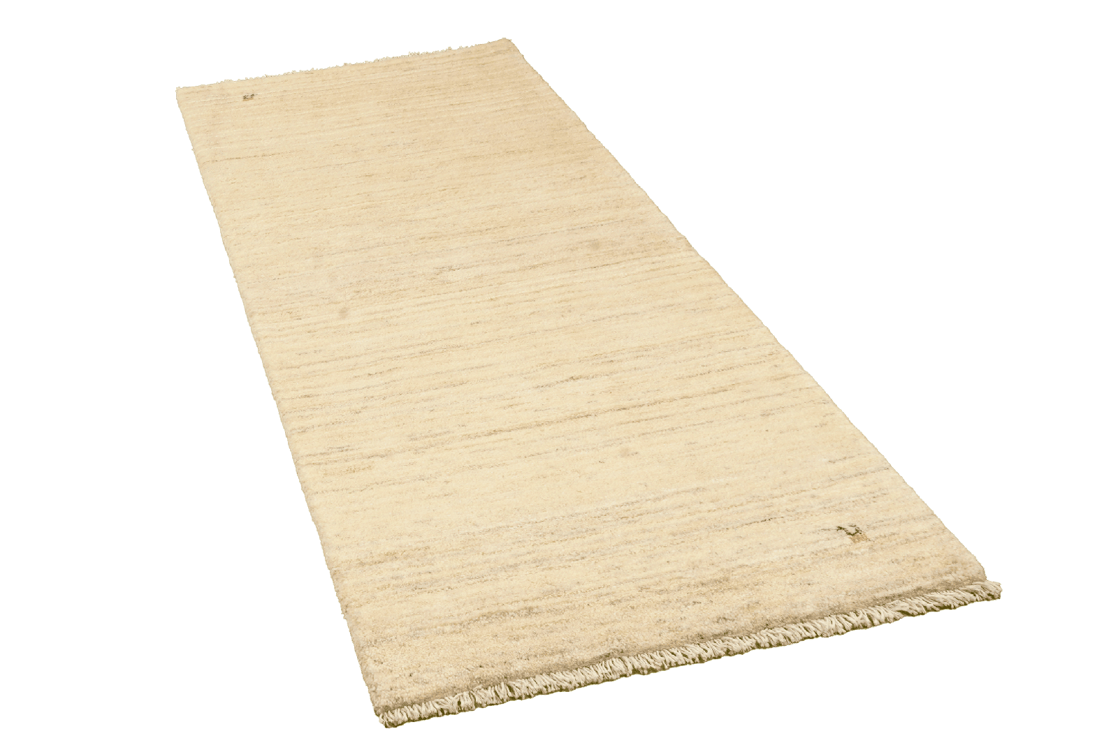Gabbeh — Hand-knotted, 80x202 cm, Beige, 100% Virgin Wool | View 4