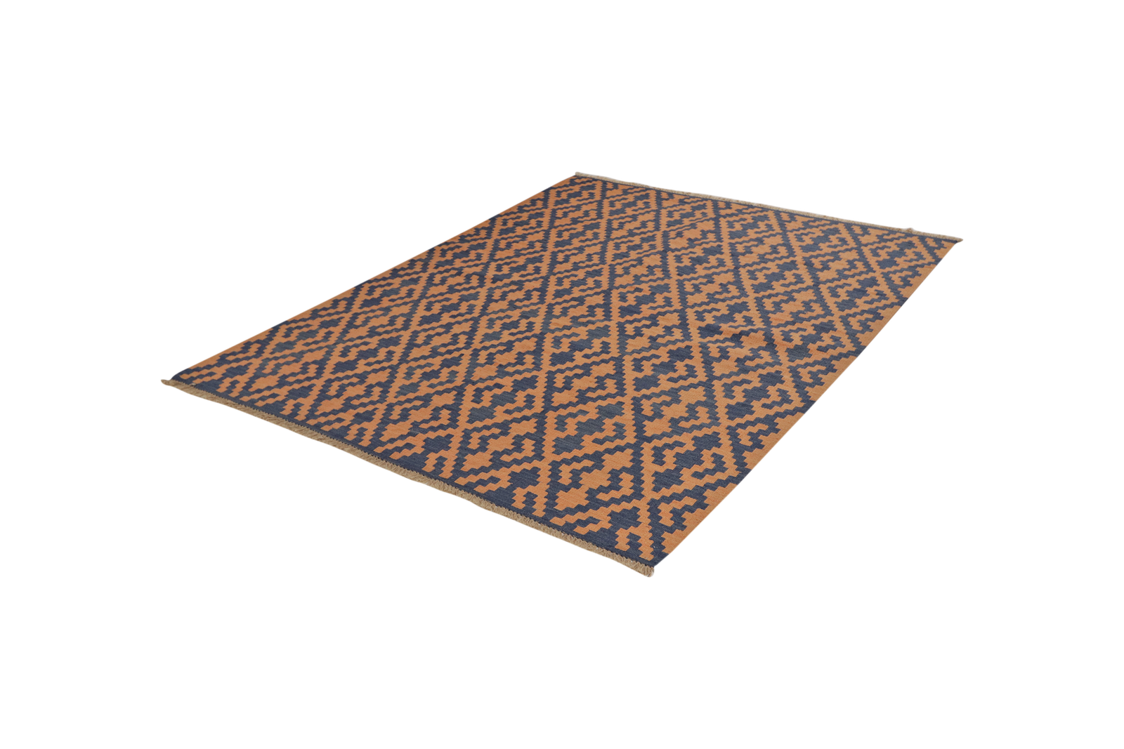 Kelim Gashgai — Handgefertigt, 195x157 cm, Beige, 100% Virgin Wool | View 6