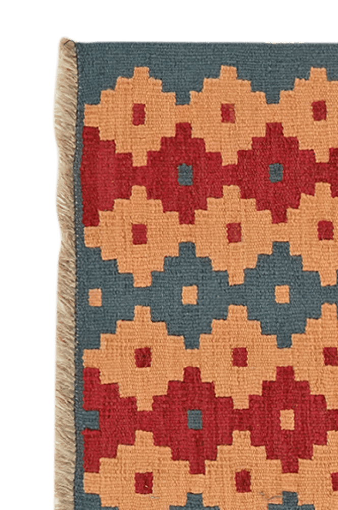 Kelim Gashgai — Handmade, 61x86 cm, Multicolor, 100% Virgin Wool | View 3