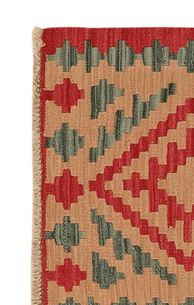 Kelim Gashgai — Handmade, 63x92 cm, Multicolor, 100% Virgin Wool | View 3