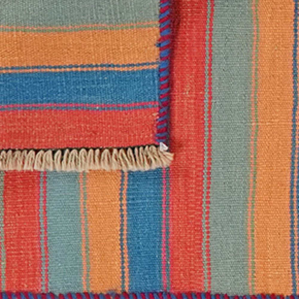 Kelim Gashgai — Handmade, 58x195 cm, Multicolor, 100% Virgin Wool | View 6
