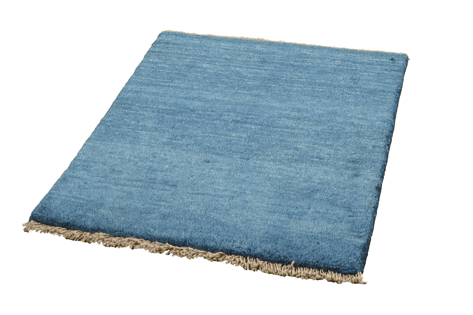 Gabbeh — Hand-knotted, 74x86 cm, Blue, 100% Virgin Wool | View 5