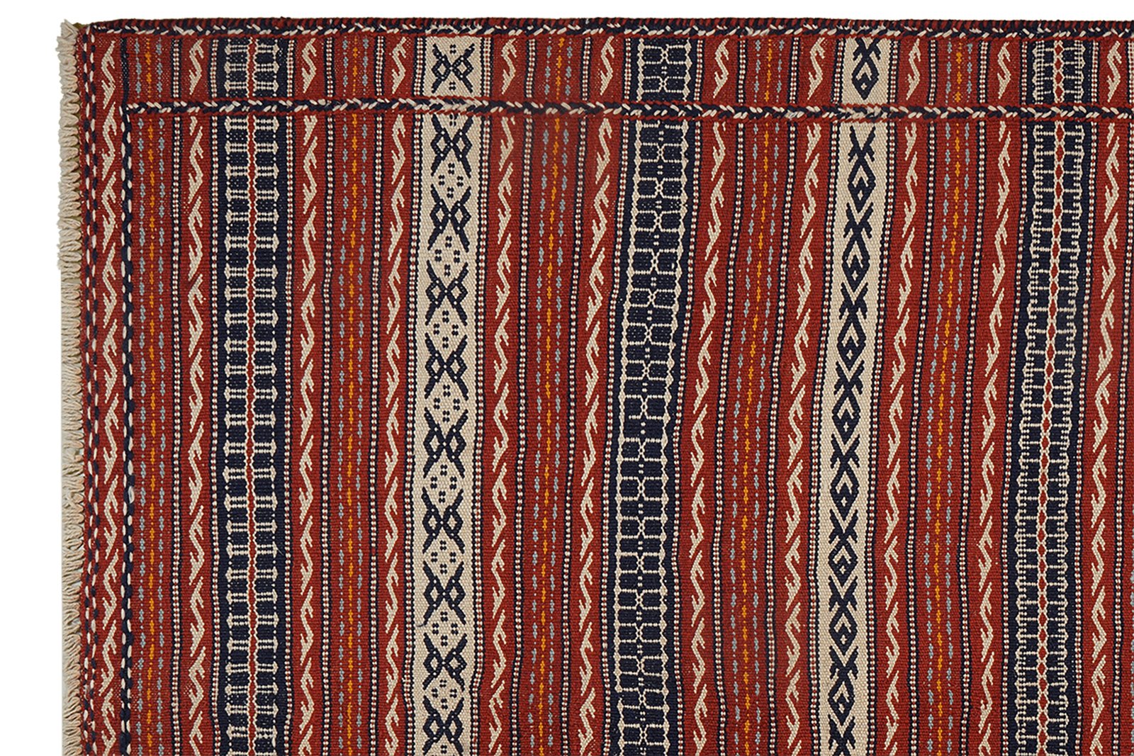 Kelim Kordi — Handmade, 169x244 cm, Multicolor, 100% Virgin Wool | View 3