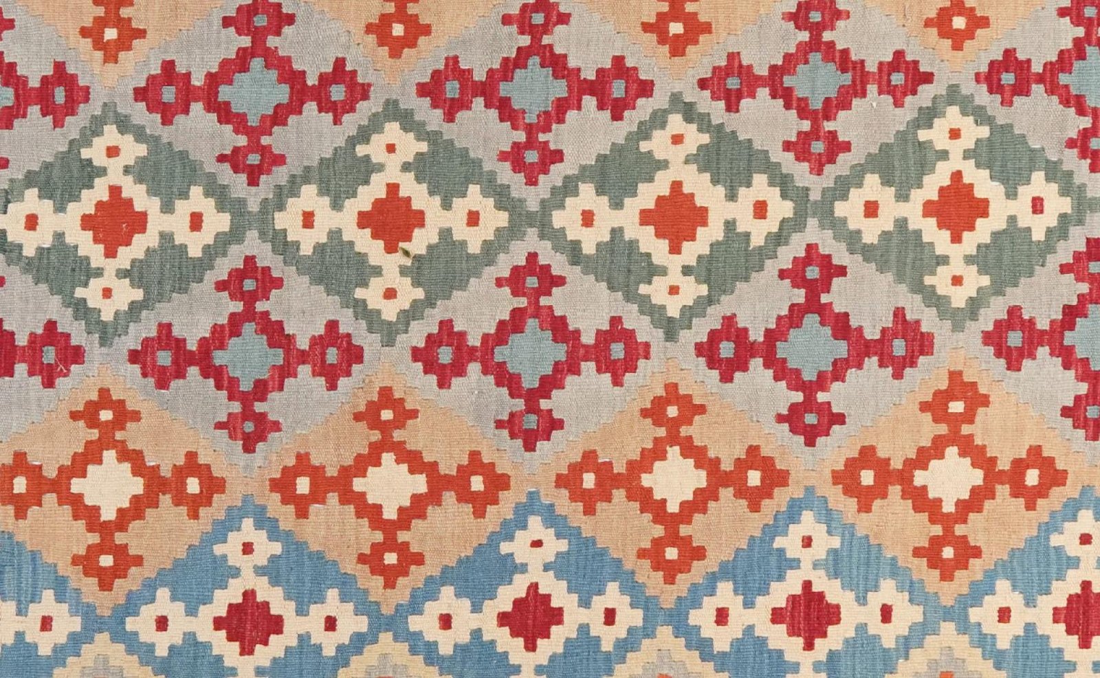 Kelim Gashgai — Handmade, 300x377 cm, Multicolor, 100% Virgin Wool | View 4