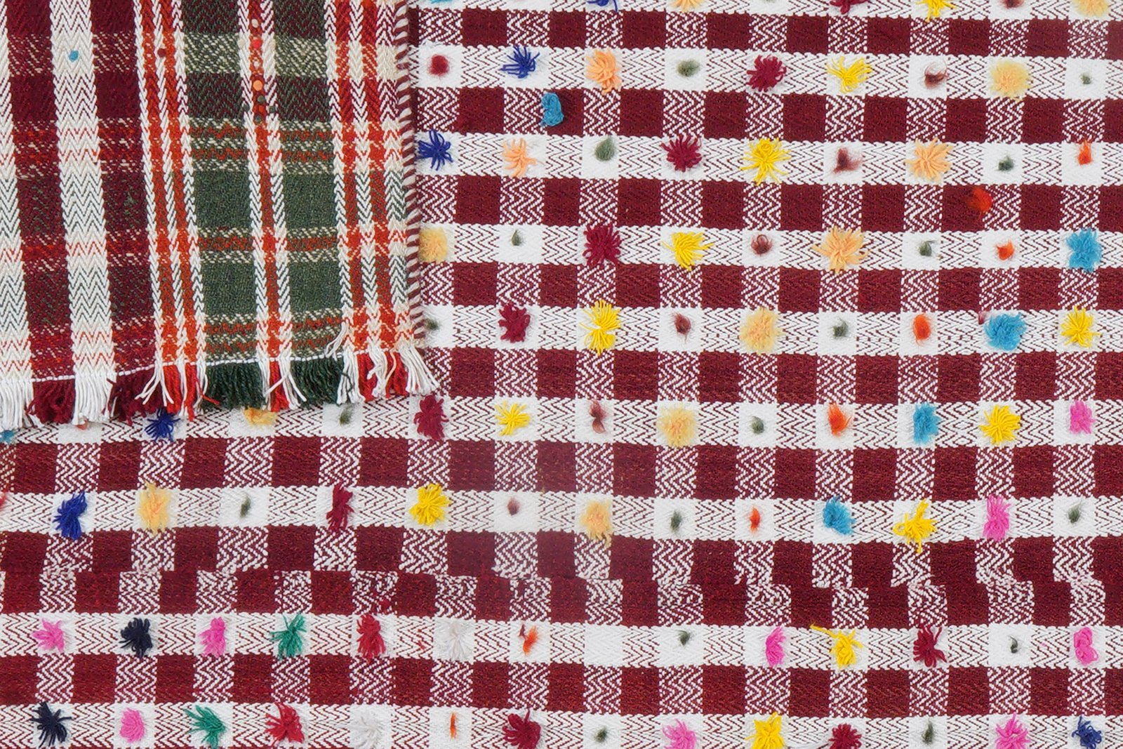 Kelim — Handmade, 139x213 cm, Pink, 100% Virgin Wool | View 7
