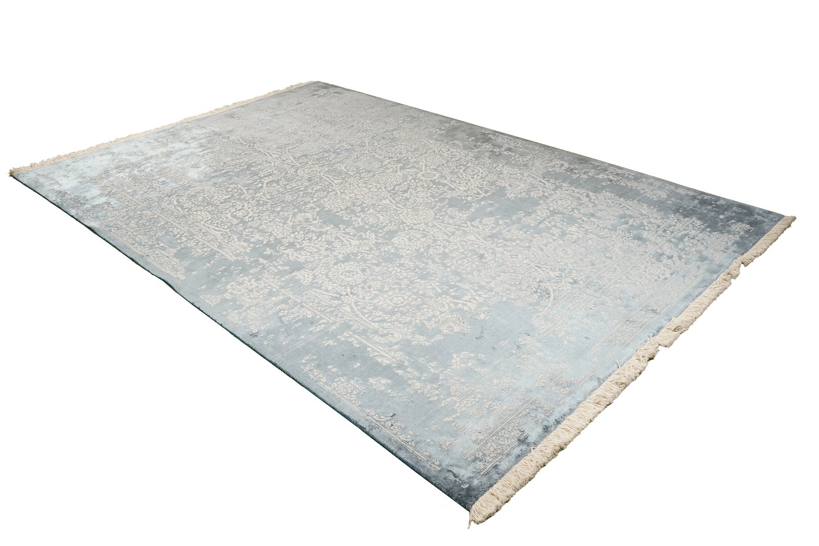 Paradayda — Hand-knotted, 235x300 cm, Blue, 80% Viskose, 20% Baumwolle | View 4