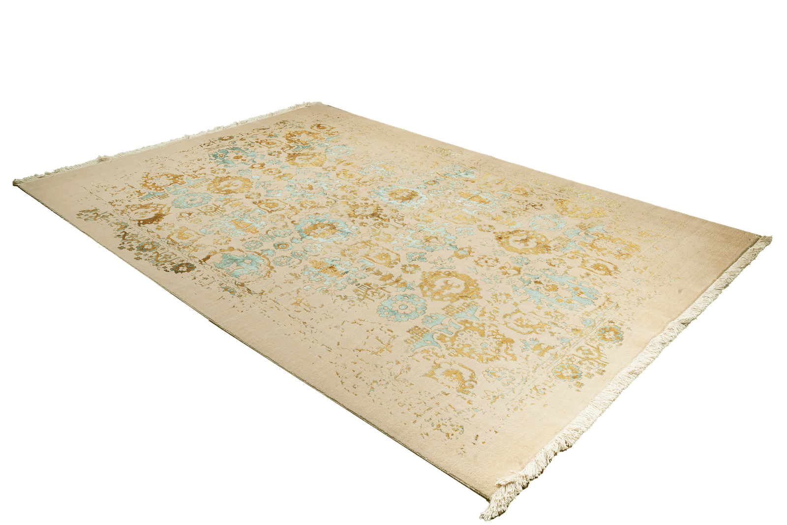 Paradayda — Hand-knotted, 174x239 cm, Beige, 60% Viskose, 40% Baumwolle | View 4