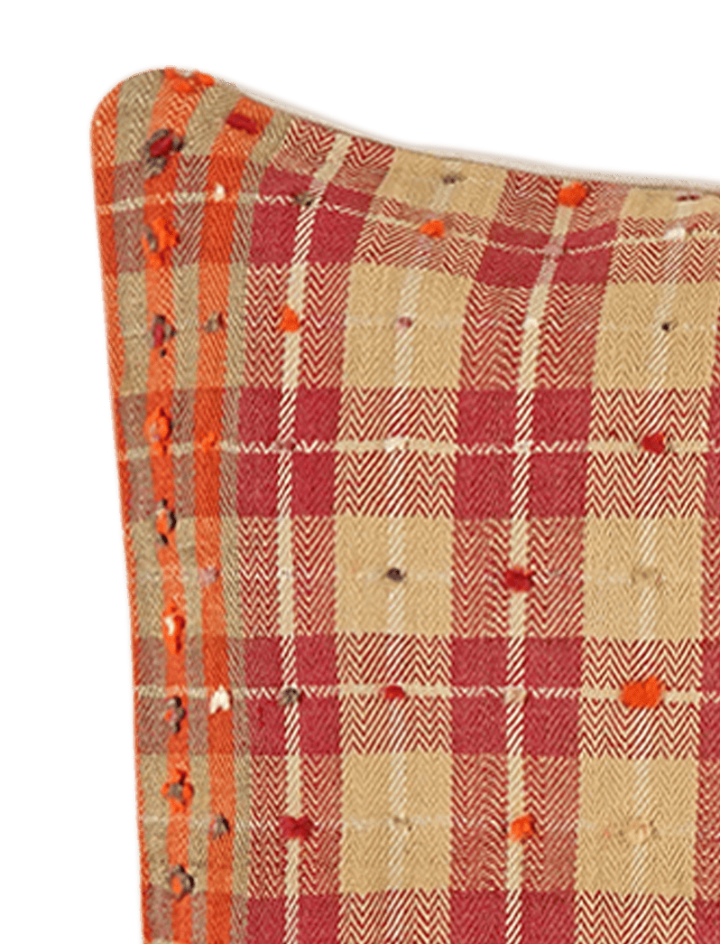 Kelim Kissen — Handmade, 65x65 cm, Multicolor, 100% Virgin Wool | View 3