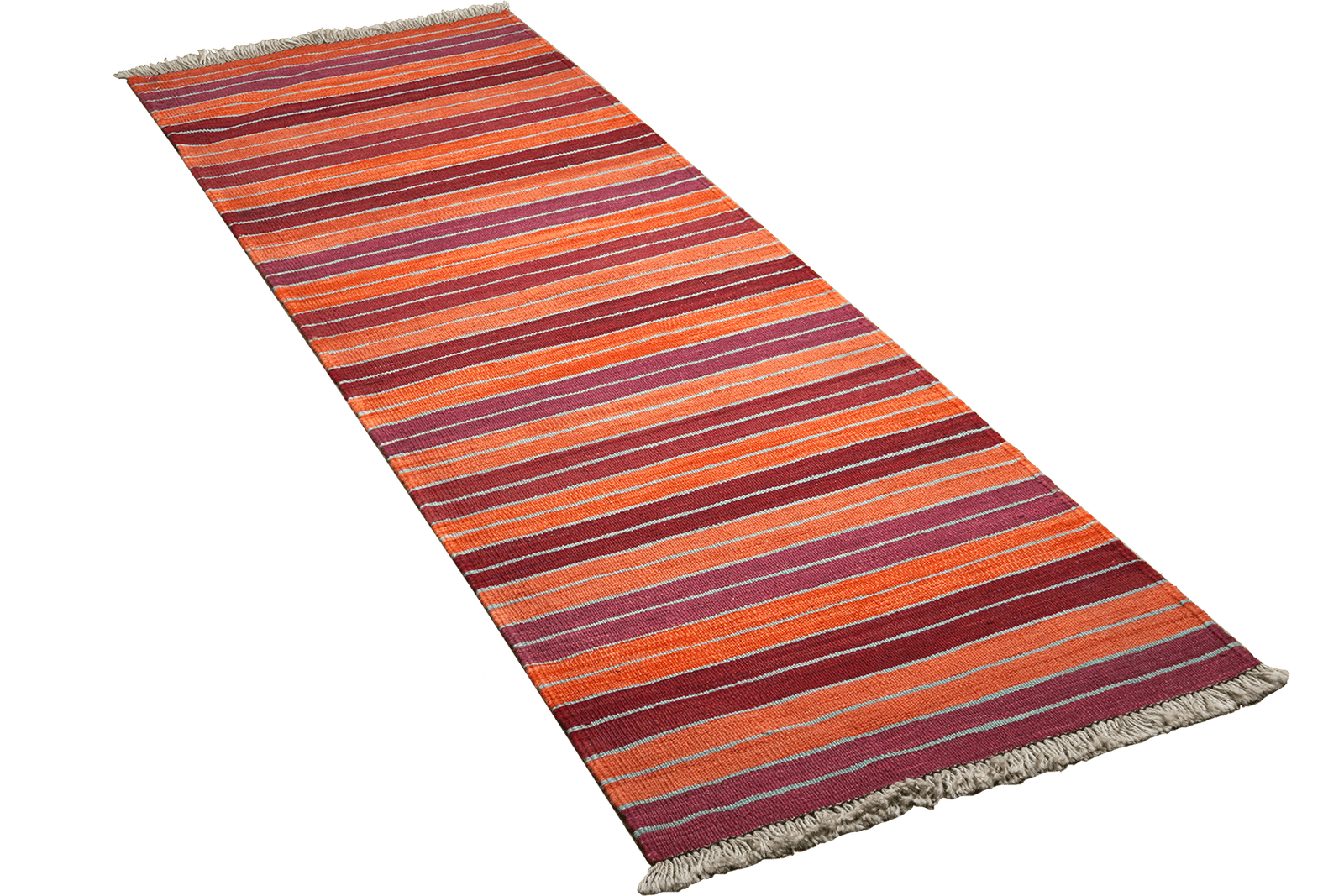 Kelim Gashgai — Handmade, 64x193 cm, Multicolor, 100% Virgin Wool | View 4