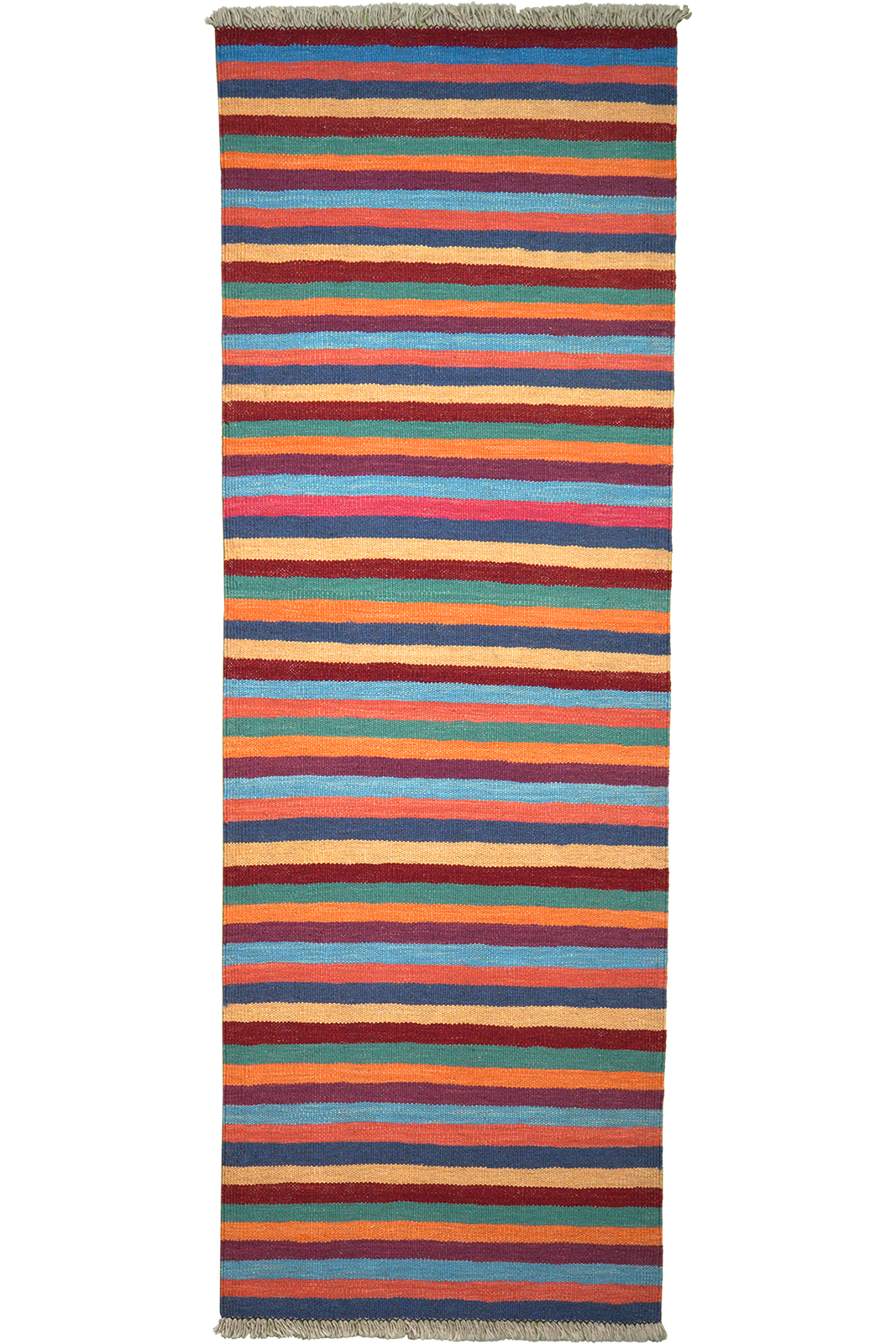 Kelim Gashgai — Handmade, 66x193 cm, Multicolor, 100% Virgin Wool | Main view