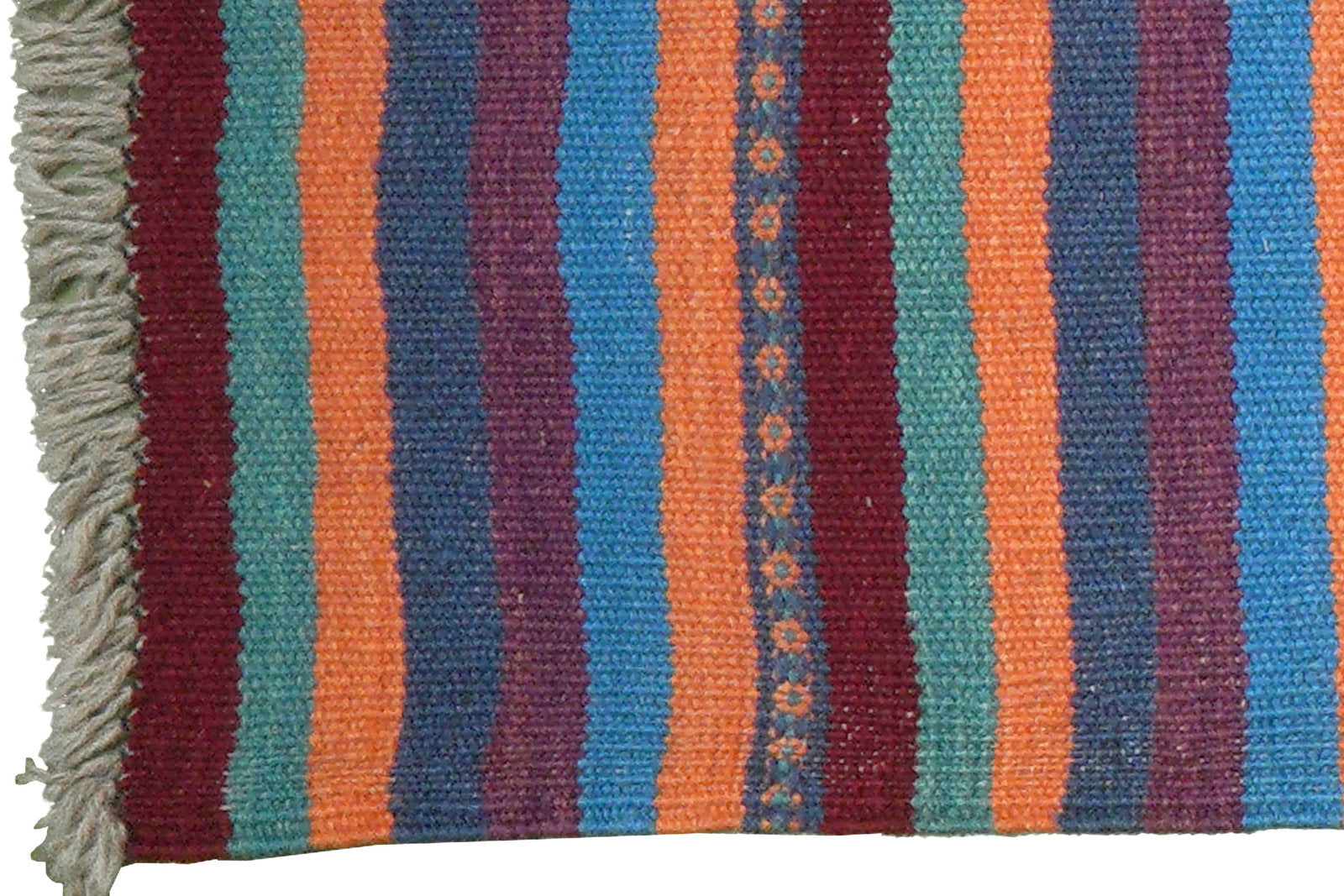 Kelim Gashgai — Handgefertigt, 197x60 cm, Bunt, 100% Virgin Wool | View 4