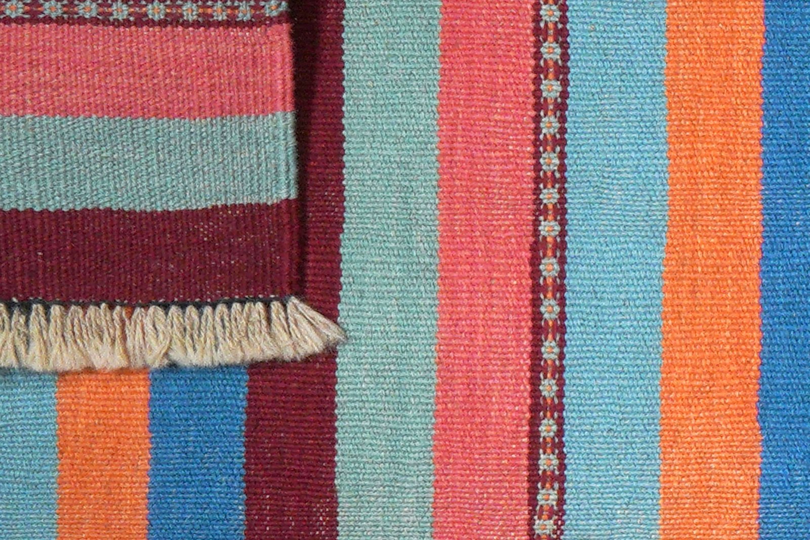 Kelim Gashgai — Handmade, 61x202 cm, Multicolor, 100% Virgin Wool | View 6