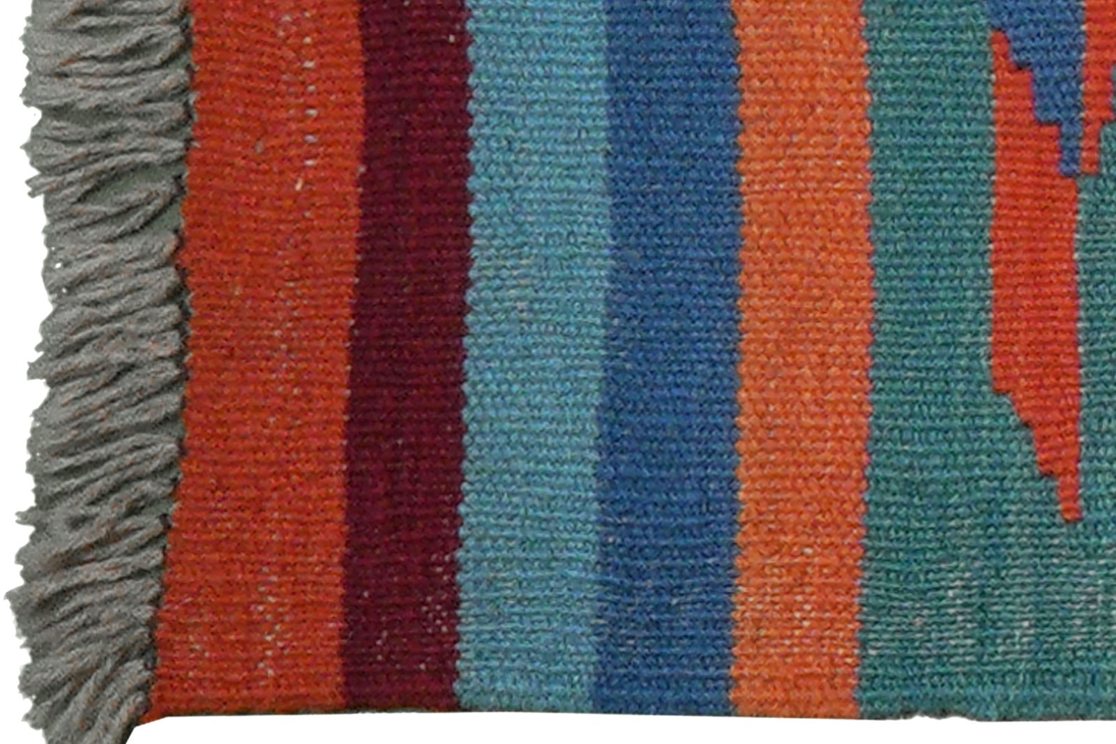 Kelim Gashgai — Handmade, 61x200 cm, Multicolor, 100% Virgin Wool | View 3