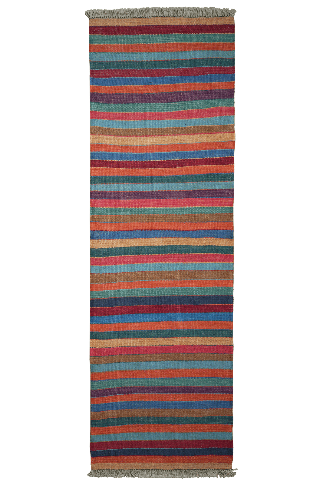 Kelim Gashgai — Handmade, 61x201 cm, Multicolor, 100% Virgin Wool | Main view
